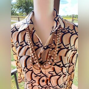 Women’s Printed Blouse by Zara With Tags Size Small